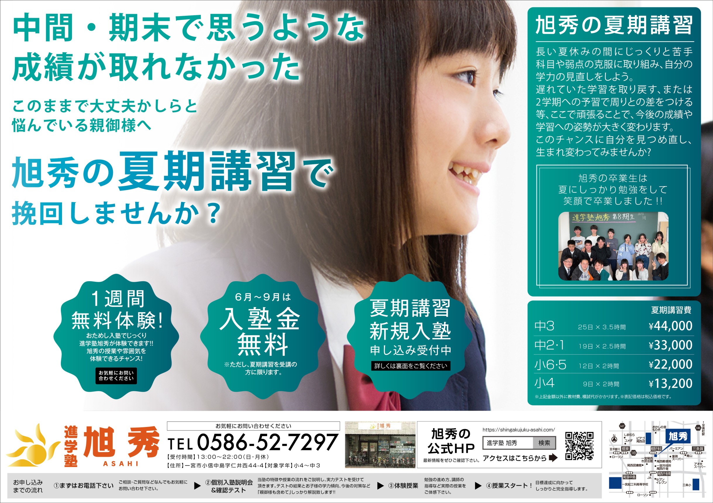 講習のチラシ表